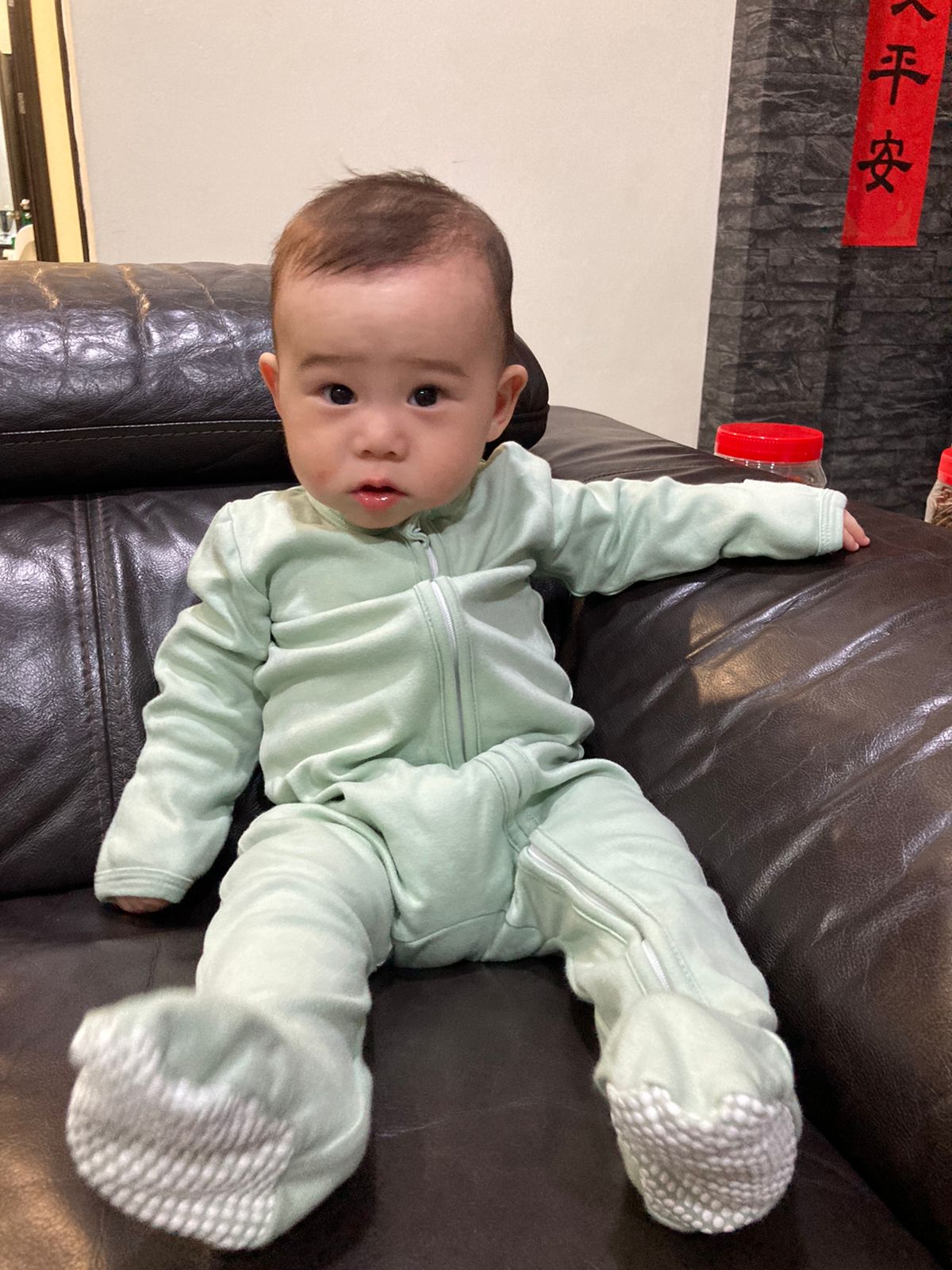 SLEEP & PLAY SMART 2-WAY ZIP FOOTIE SLEEPSUIT Gender Neutral Collection - Padang Field