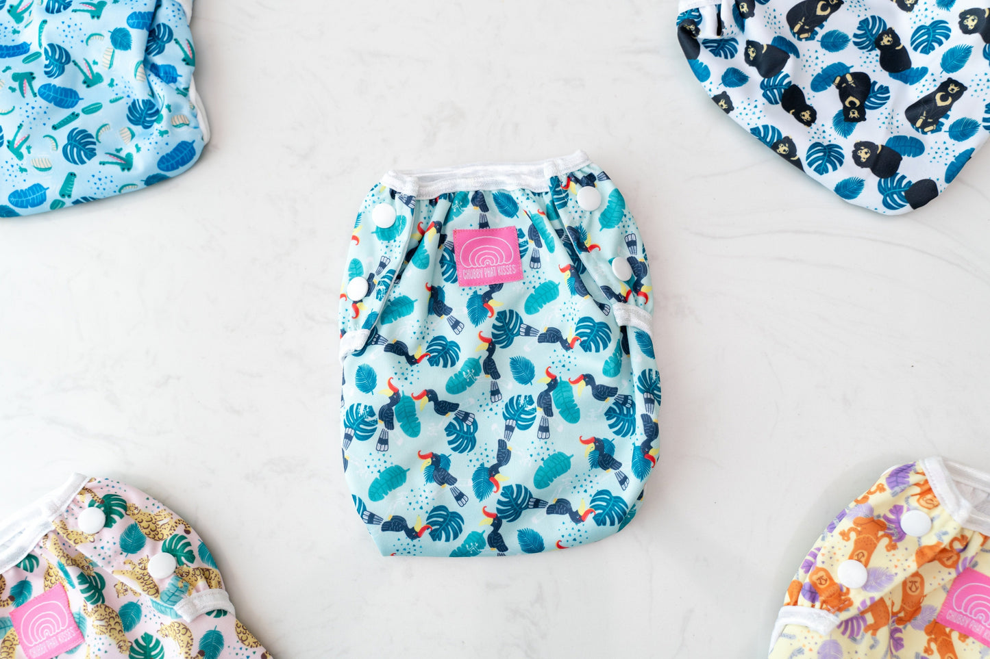 AQUA BUM Adjustable & Reusable Swim Diaper