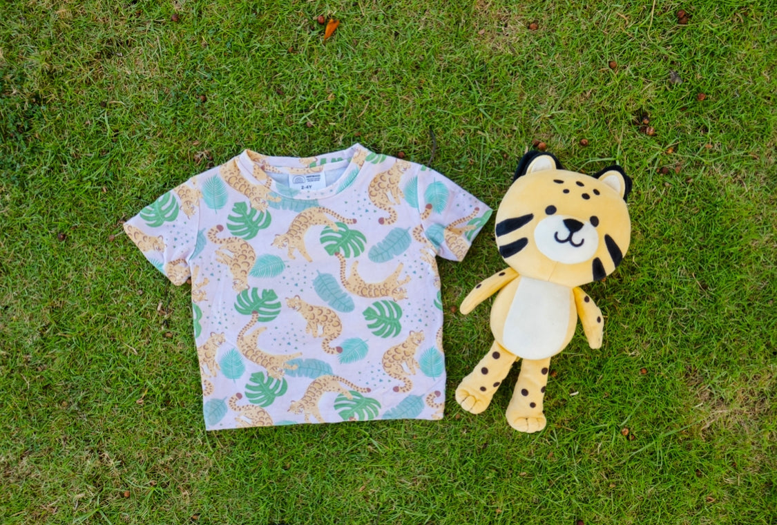 KID T-SHIRT Exotic Wildlife of Brunei Collection - Mint Rhinoceros Hornbill