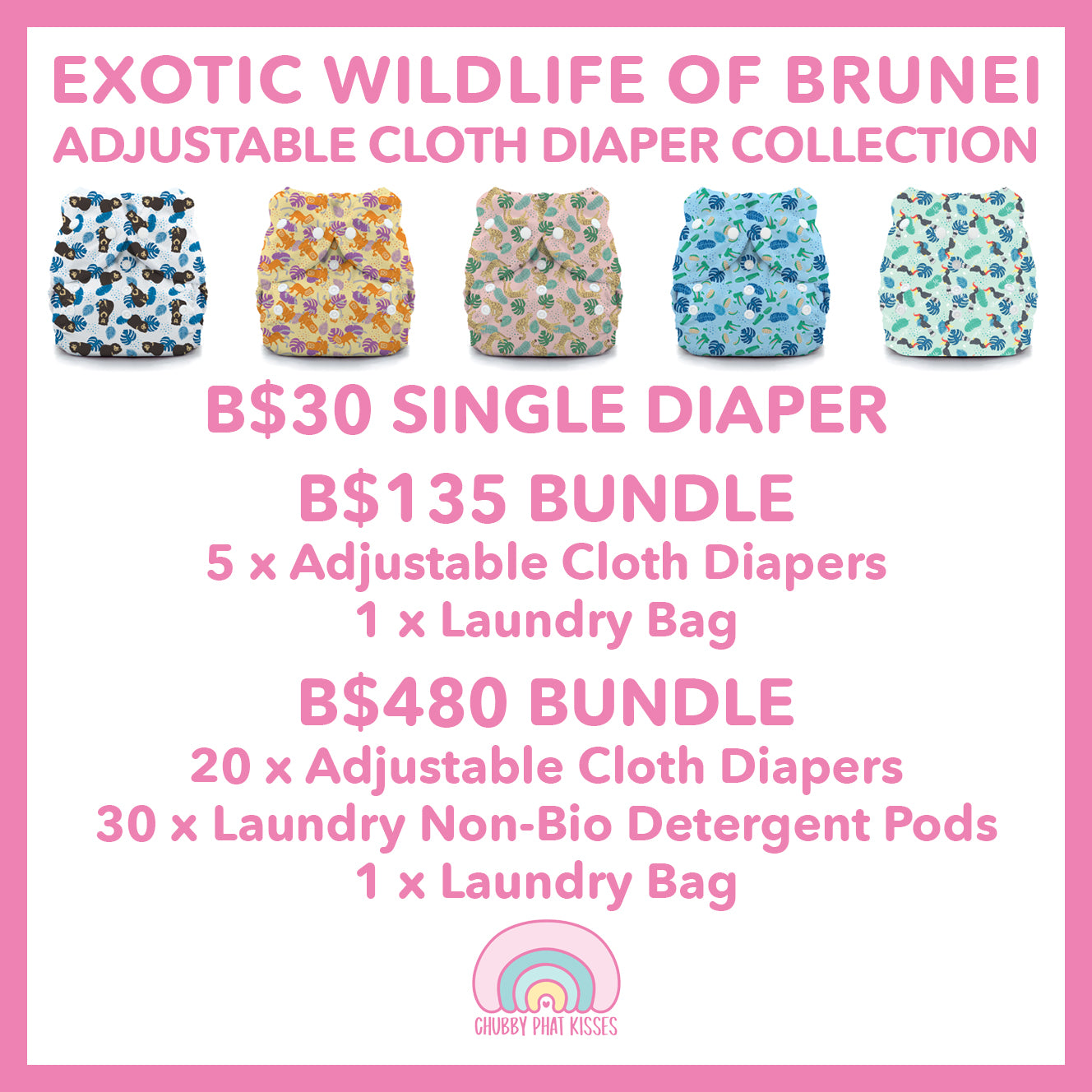 5 CHUBBY BUM BUNDLE