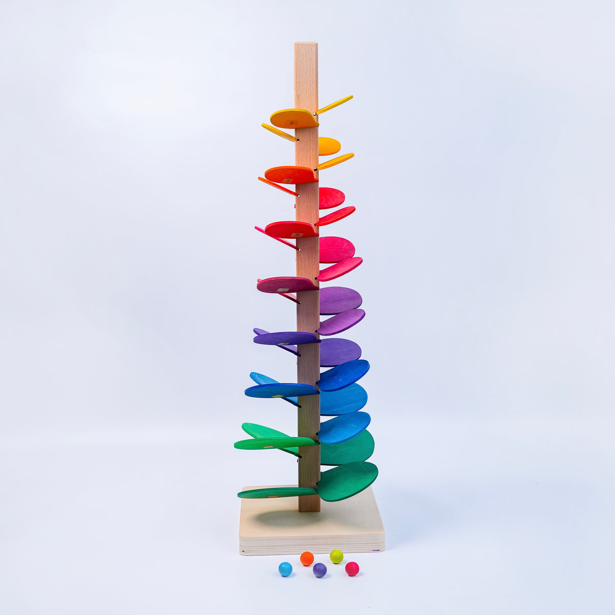GIANT MARBLE RUN TOWER CPK x Tranquillity Cafe Montessori Wooden Toy Collection