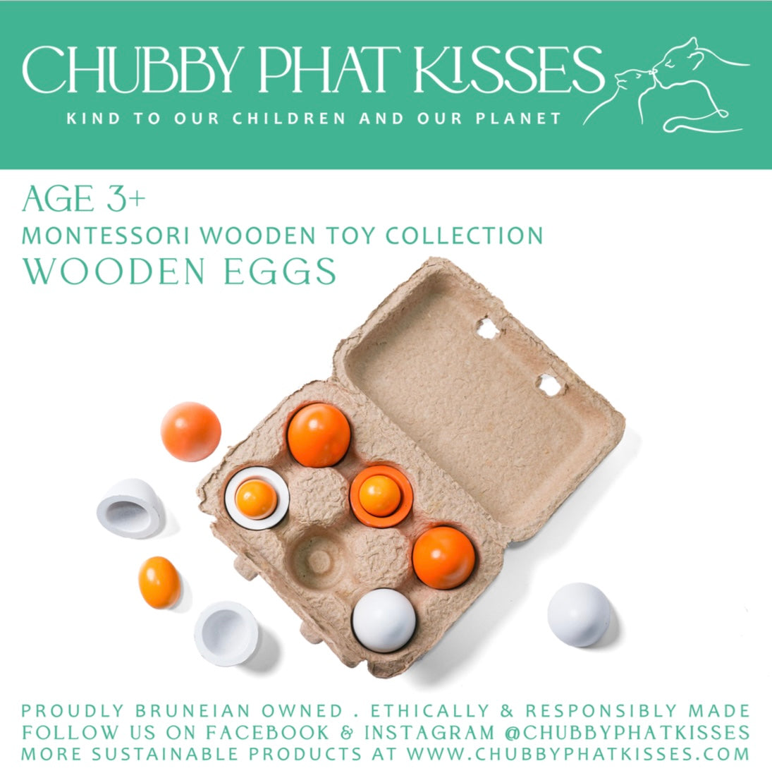 WOODEN EGGS CPK x Tranquillity Cafe Montessori Wooden Toy Collection